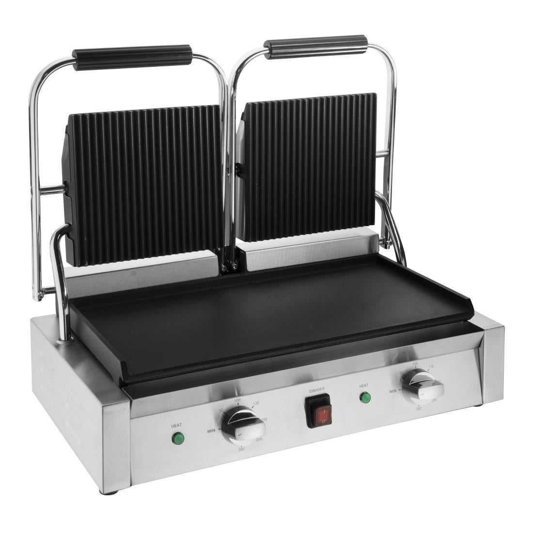 Apuro Bistro Contact Grill - Double (Ribbed/Flat) CU606-A