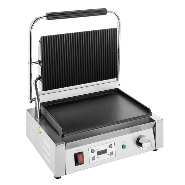 Apuro Extra Large Contact Grill Ribbed & Flat Plate