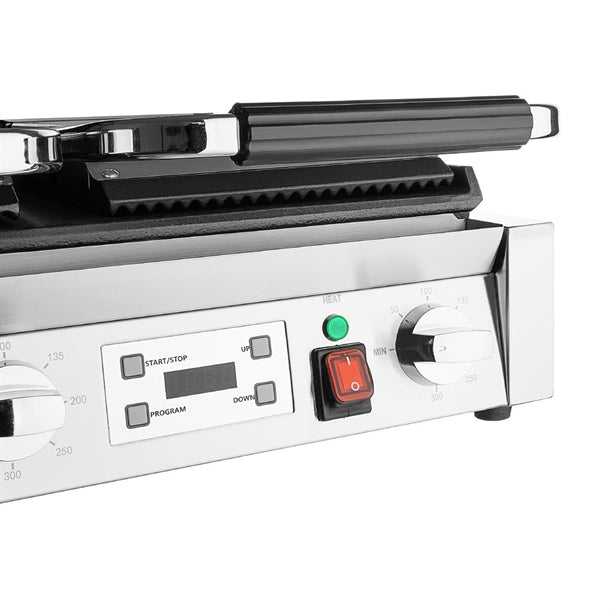 Apuro Double Contact Grill Ribbed/Flat Plate CU612-A