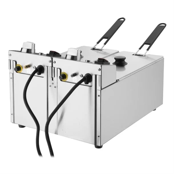 Apuro Double Fryer 2x3Ltr