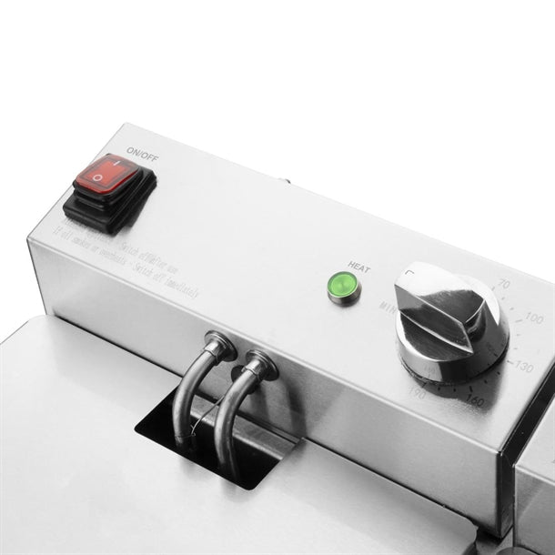 Apuro Twin Tank Fryer 2x5Ltr