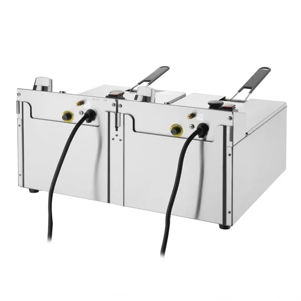Apuro Twin Tank Fryer 2x5Ltr