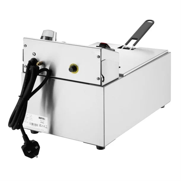 Apuro Single Electric Fryer with Timer 5Ltr