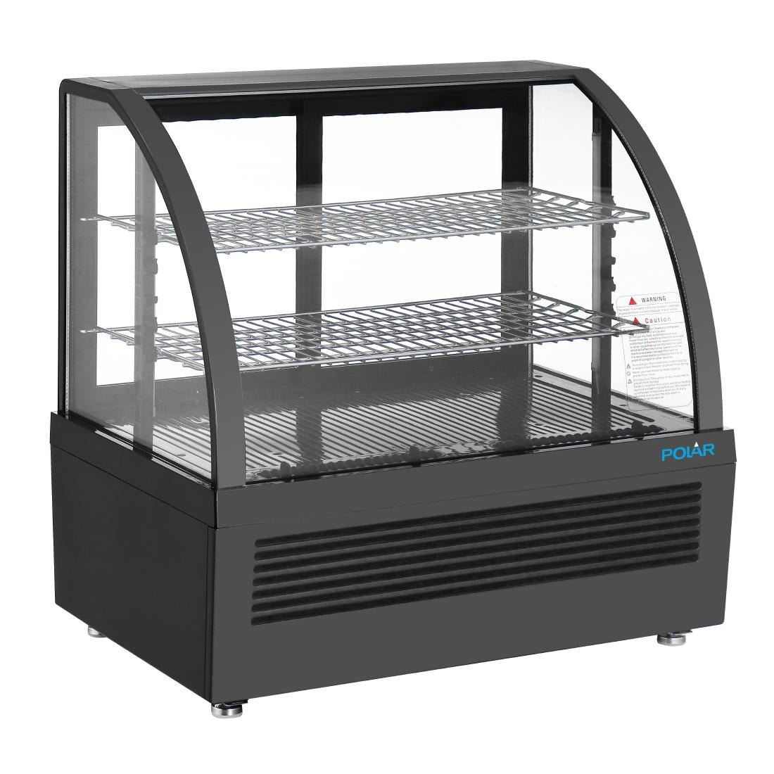 Polar C-Series Countertop Display Fridge Black - 100Ltr CU636-A