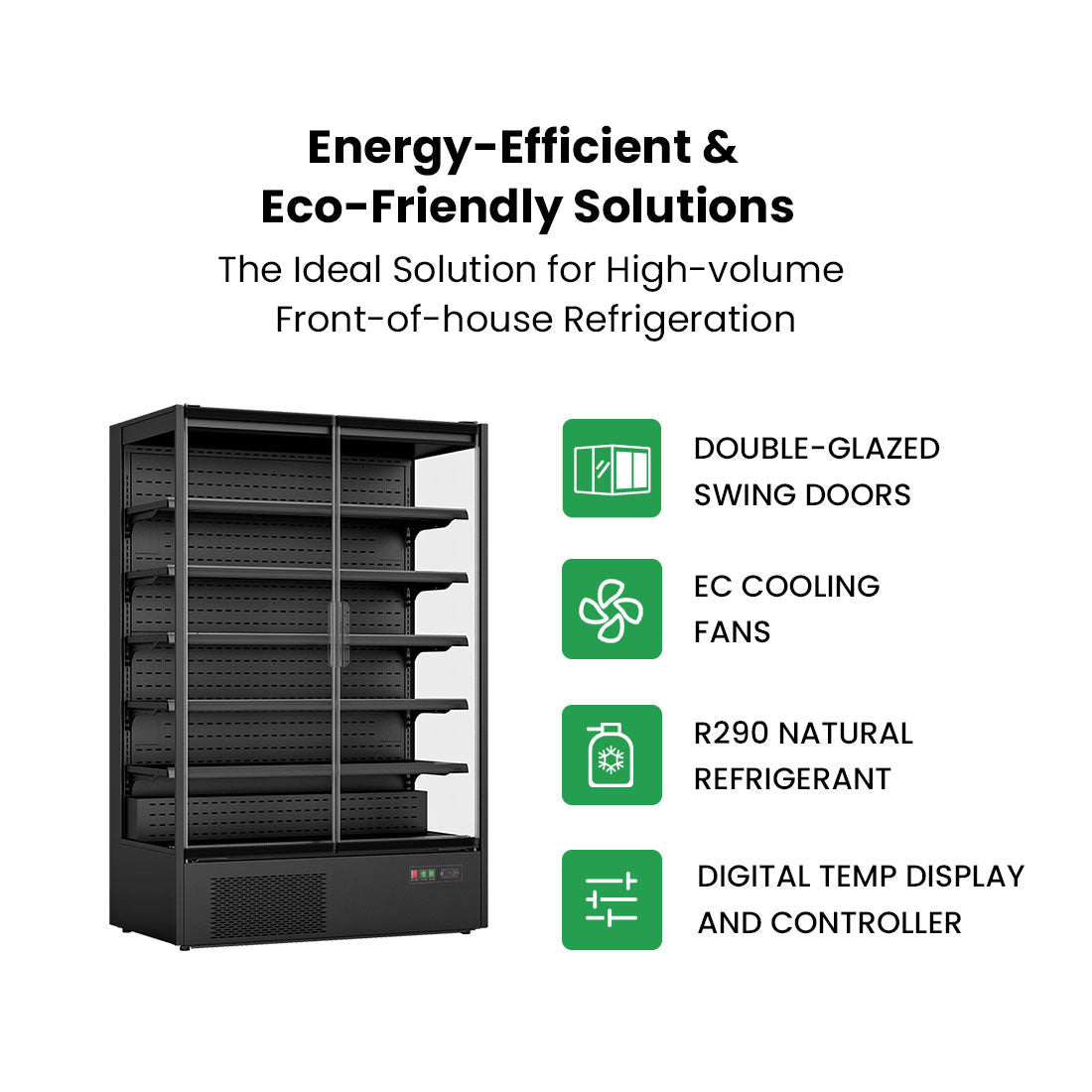 Thermaster Supermarket Panorama 2 Door Chiller Display - DC-125B