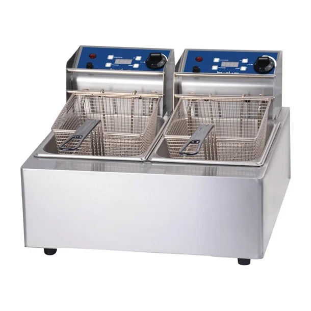 Birko Compact Twin Tank Deep Fryer – 1001002