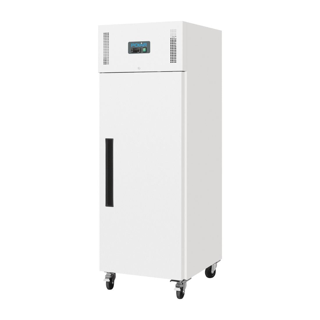 Polar Gastro Refrigerated Single Door Upright White Exterior - 600Ltr