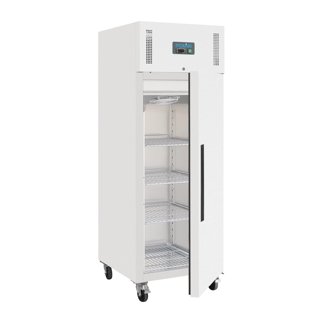 Polar Gastro Refrigerated Single Door Upright White Exterior - 600Ltr