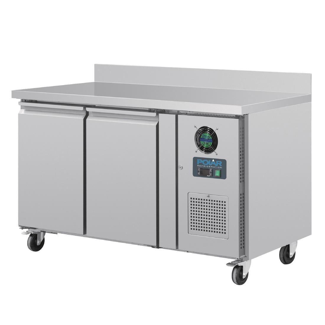 Polar U-Series Double Door Counter Freezer with Upstand 282Ltr DL916-A