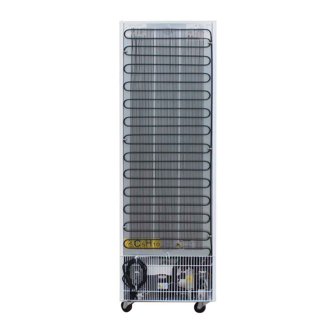 Polar G-Series Upright Display Fridge 218Ltr White