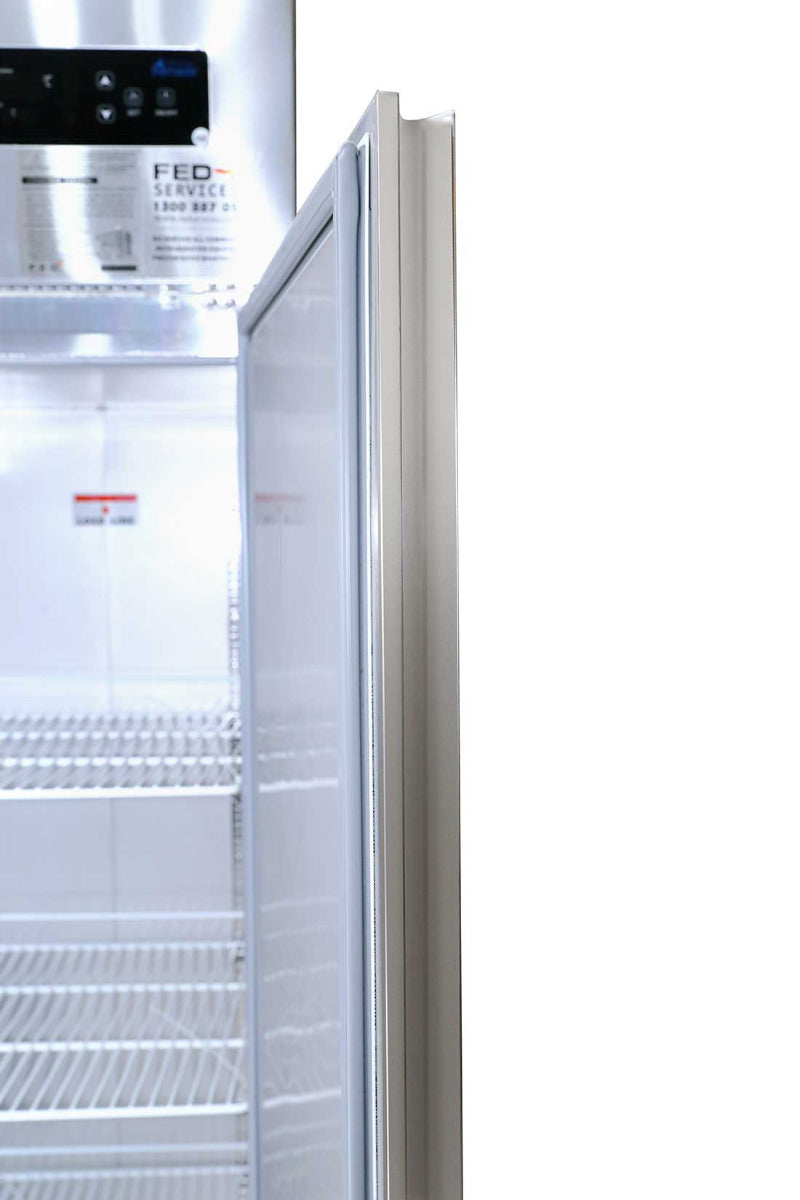 TROPICAL Thermaster 2 x Half door SS Fridge - SUC500