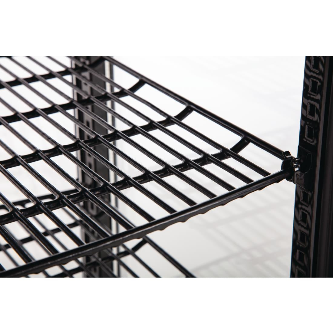 Polar C-Series Energy Efficient Curved Door Display Fridge Black - 235Ltr CX573-A