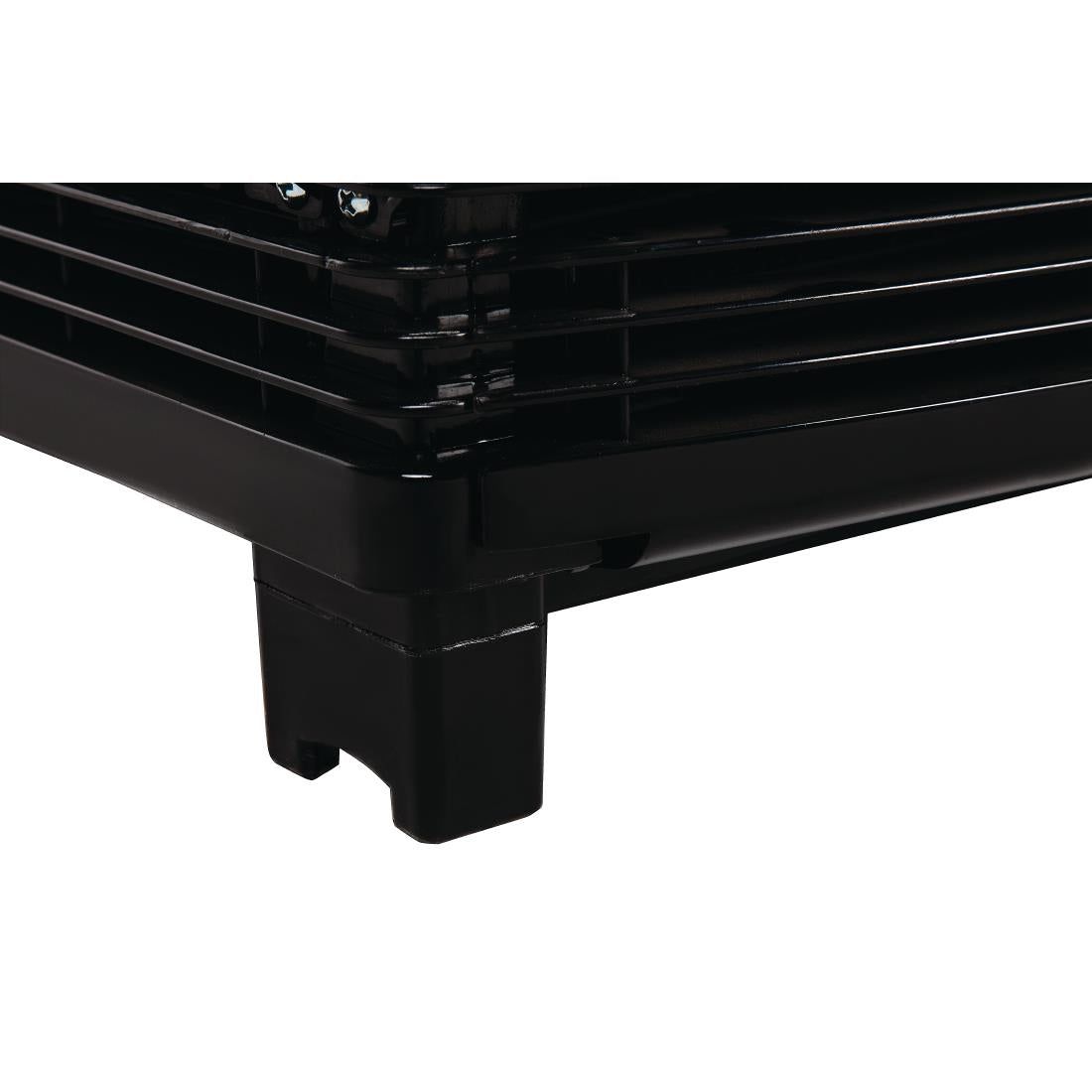 Polar C-Series Energy Efficient Curved Door Display Fridge Black 86Ltr