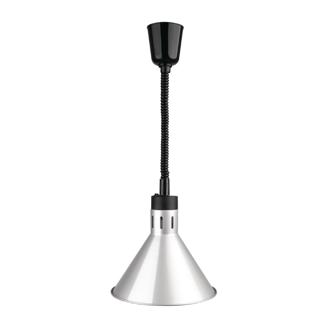 Apuro Retractable Conical Heat Shades - Silver Finish DY464-A