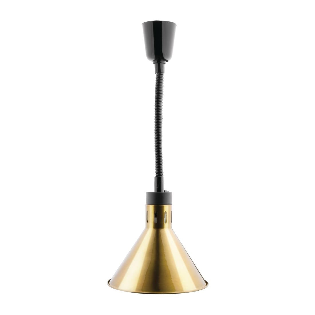 Apuro Retractable Conical Heat Shades - Gold Finish DY465-A