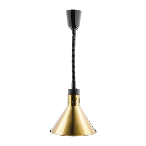 Apuro Retractable Conical Heat Shades - Gold Finish DY465-A