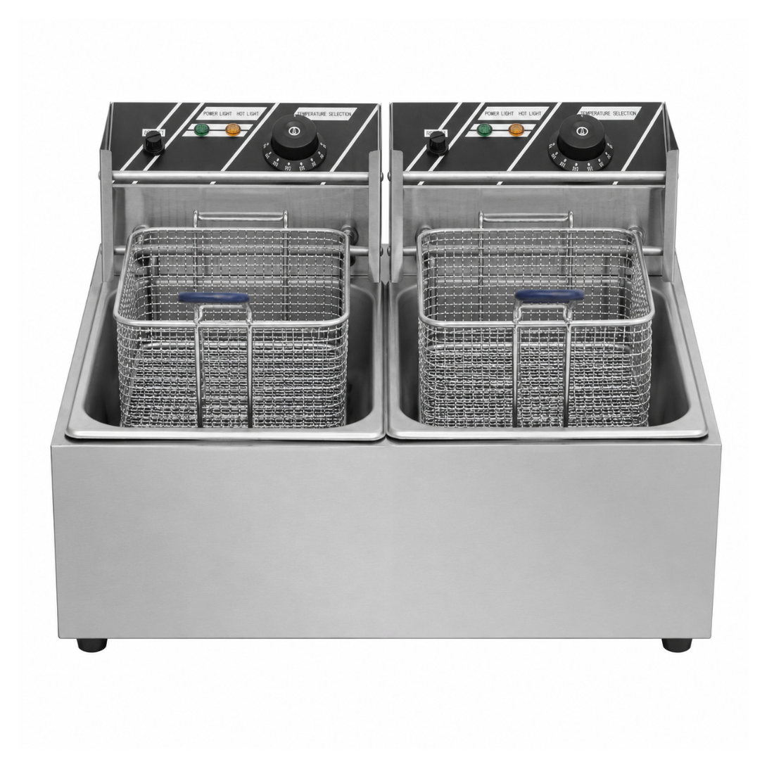 Benchstar 2 x 5.5L Double Tank Countertop Electric Fryer EF-82E - Whisk Hospitality - EF-82E