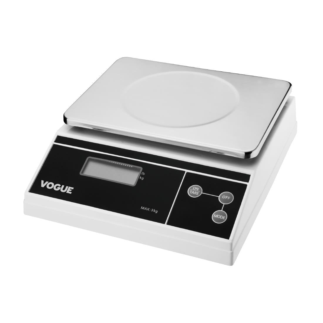 Vogue Digital Platform Scale (Not Gov Stamped) 3kg Grad. 1g kg/lbs F177-A