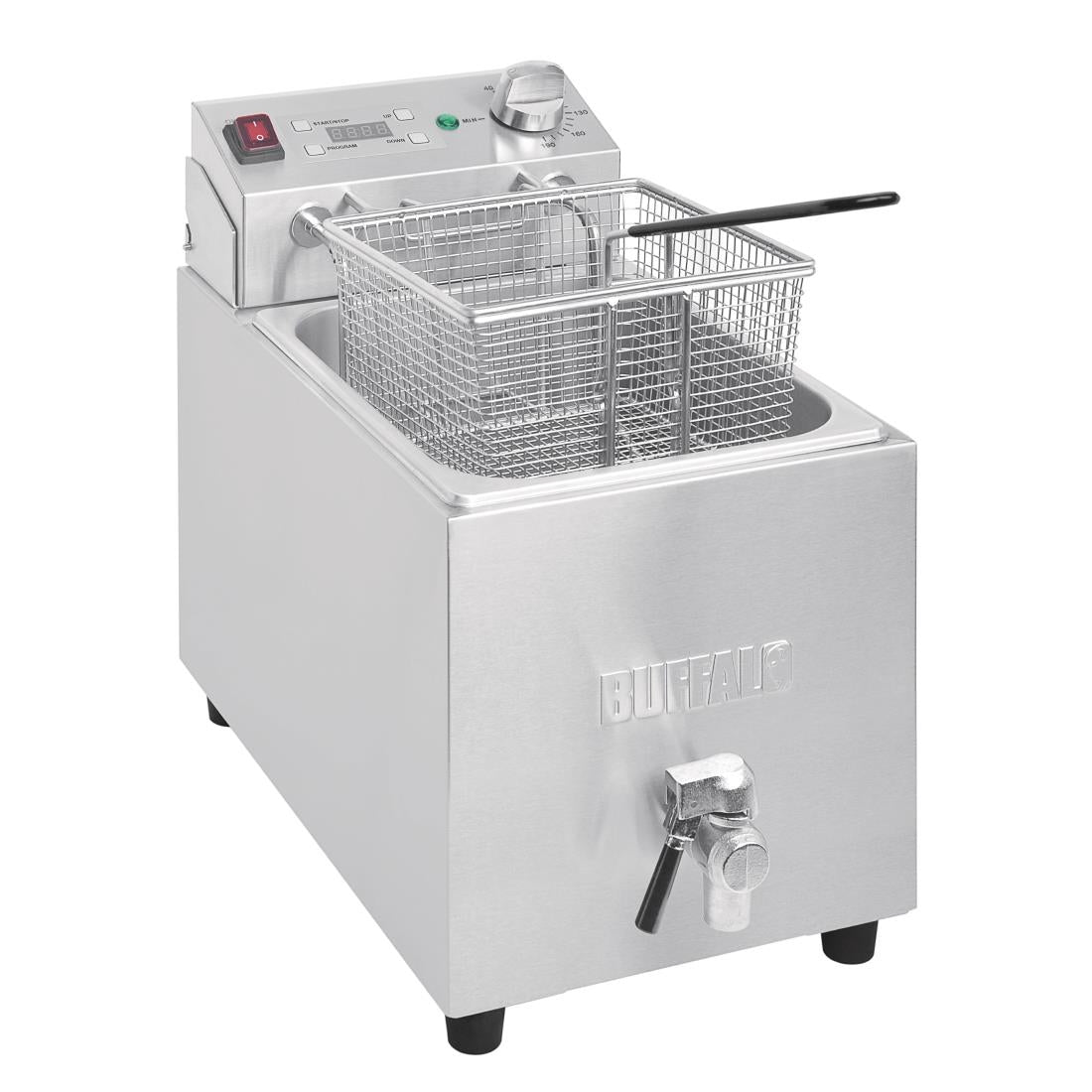 Apuro Single Fryer with Timer - 1x8Ltr - 2.9kW FC374-A