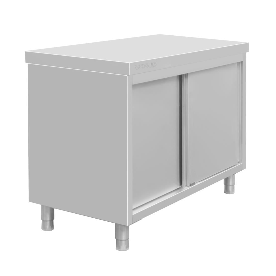 Vogue Standing Floor Cupboard Stainless Steel - 900x1200x600mm FU585