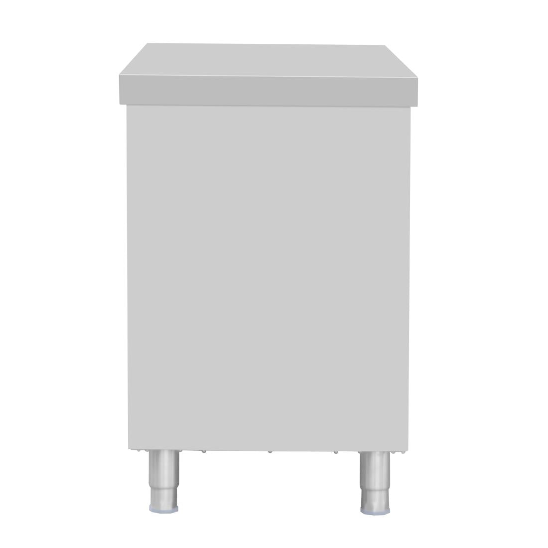 Vogue Standing Floor Cupboard Stainless Steel - 900x1500x600mm FU586