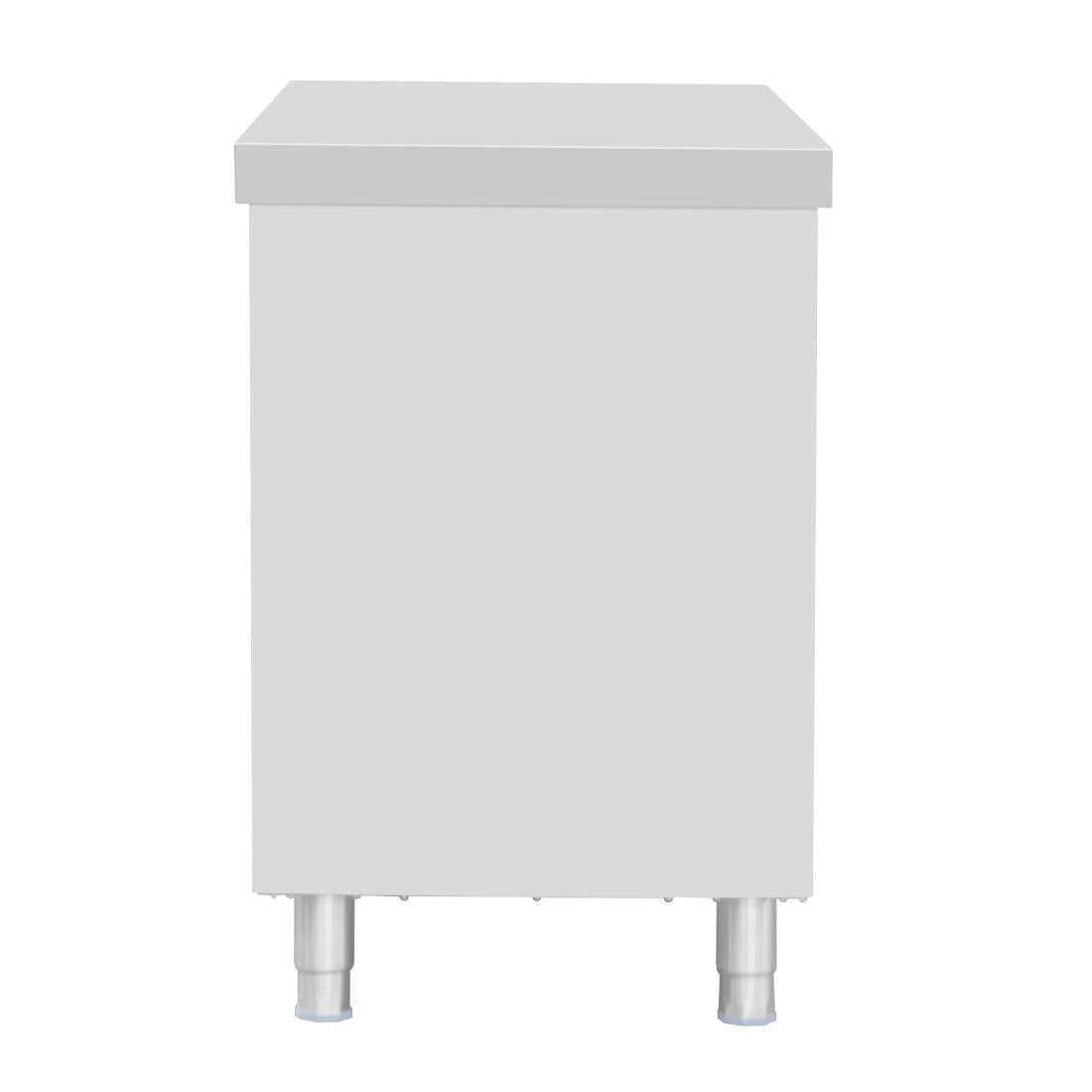 Vogue Standing Floor Cupboard Stainless Steel - 900x1800x600mm FU587