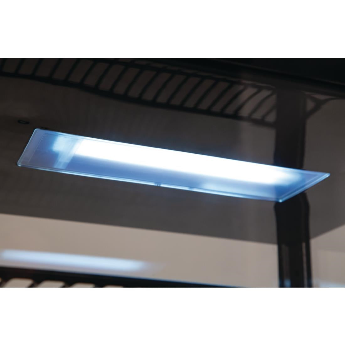 Polar C-Series Energy Efficient Display Fridge Black 68Ltr