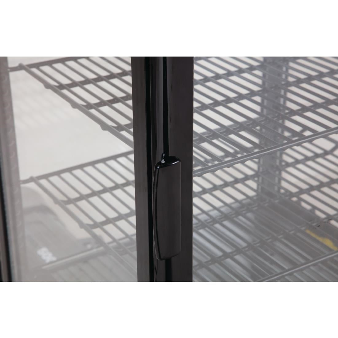 Polar C-Series Energy Efficient Display Fridge Black 68Ltr