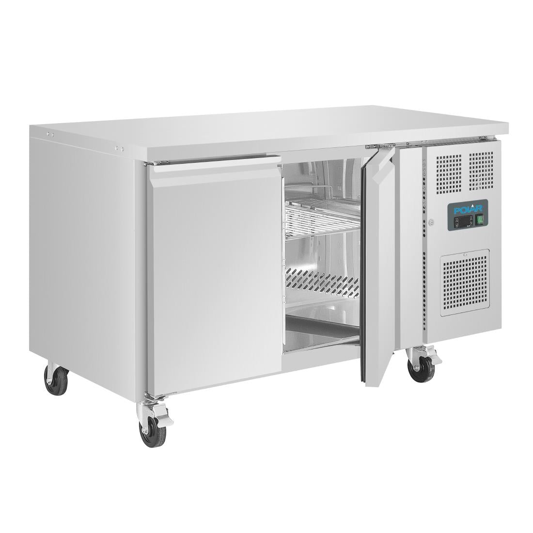 Polar U-Series Double Door Counter Freezer - 282Ltr