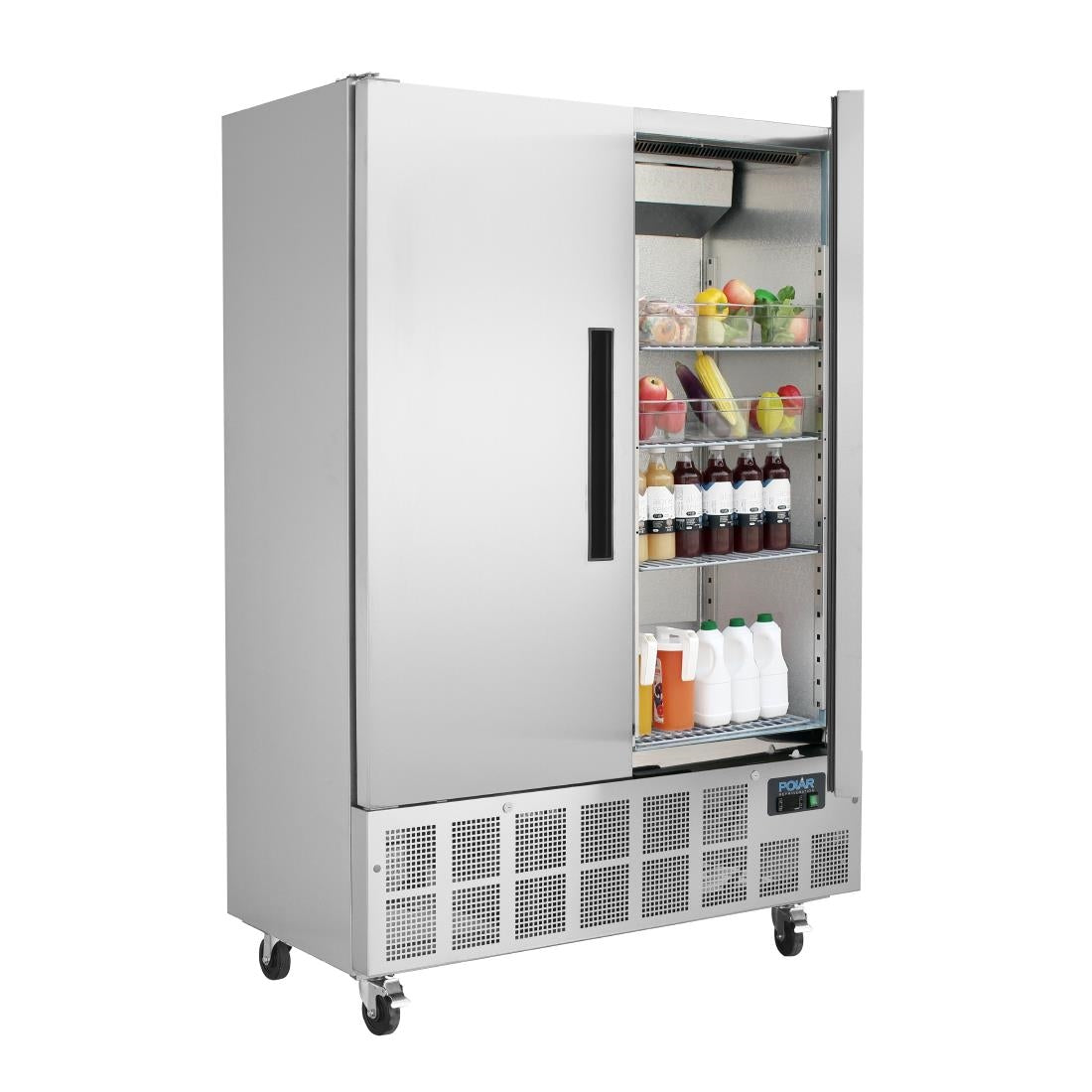 Polar G-Series Double Door Slimline Fridge 960Ltr