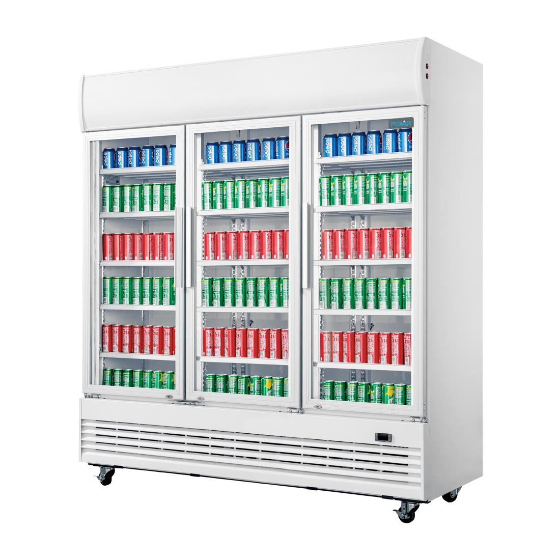 Polar G-Series Triple Door Display Refrigerator