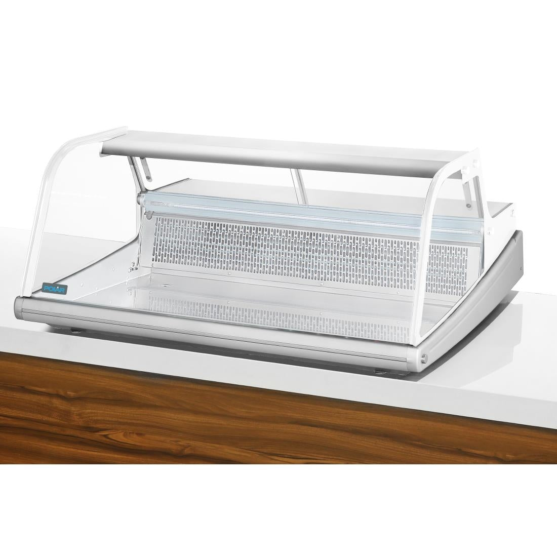 Polar Counter Top Serve Over Fish Display Unit White - 1245mm GE961-A