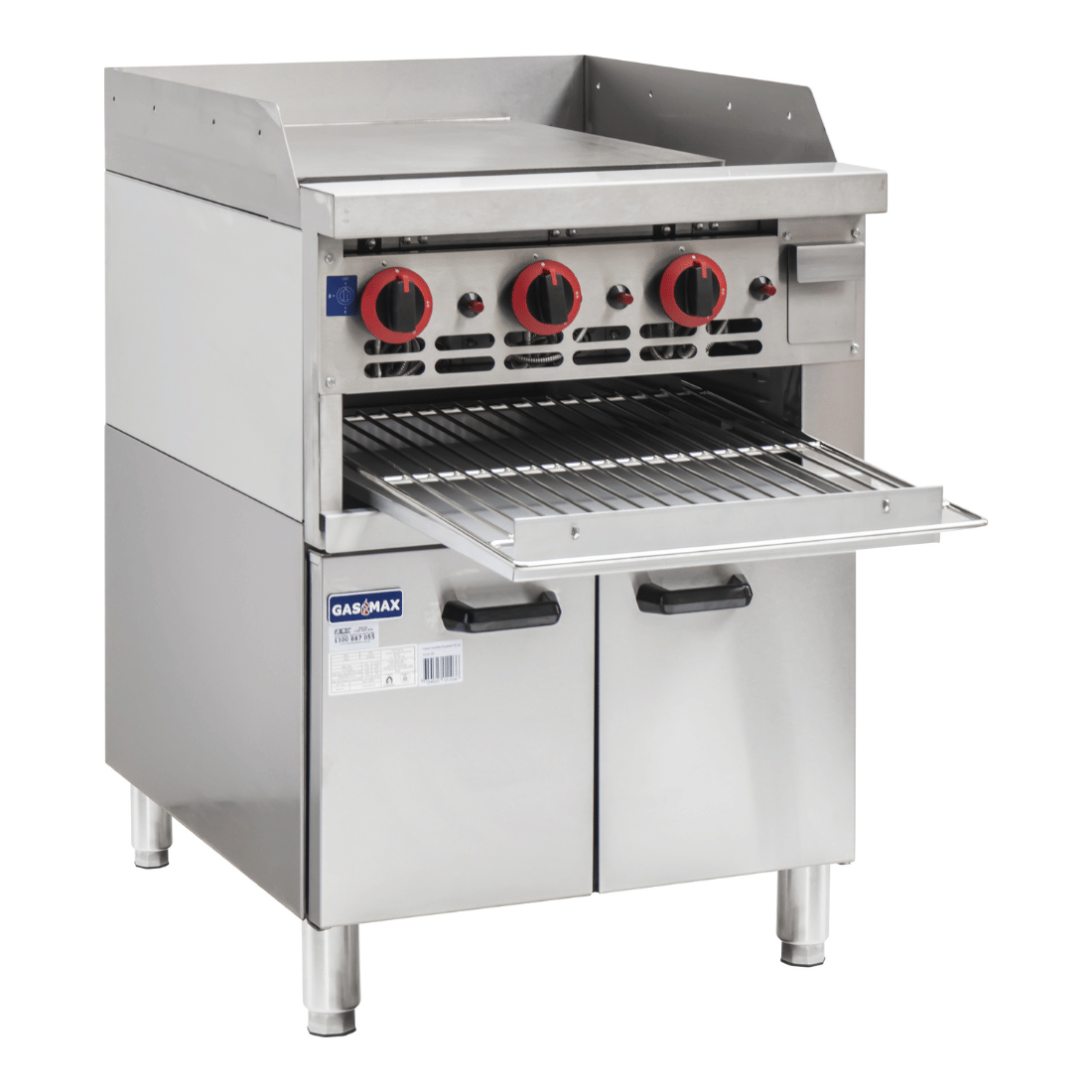 Gasmax Gas Griddle and Gas Toaster with Cabinet - GGS-24