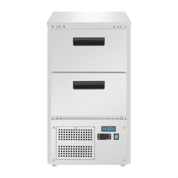 Polar G-Series Counter Fridge with 2 GN Drawers 65Ltr