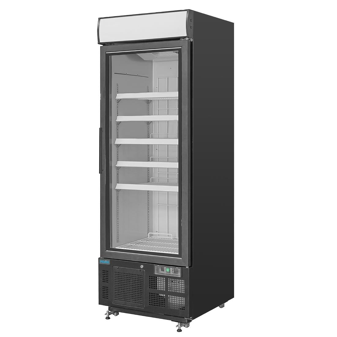 Polar G-Series Upright Display Freezer Black - 412Ltr GH428-A