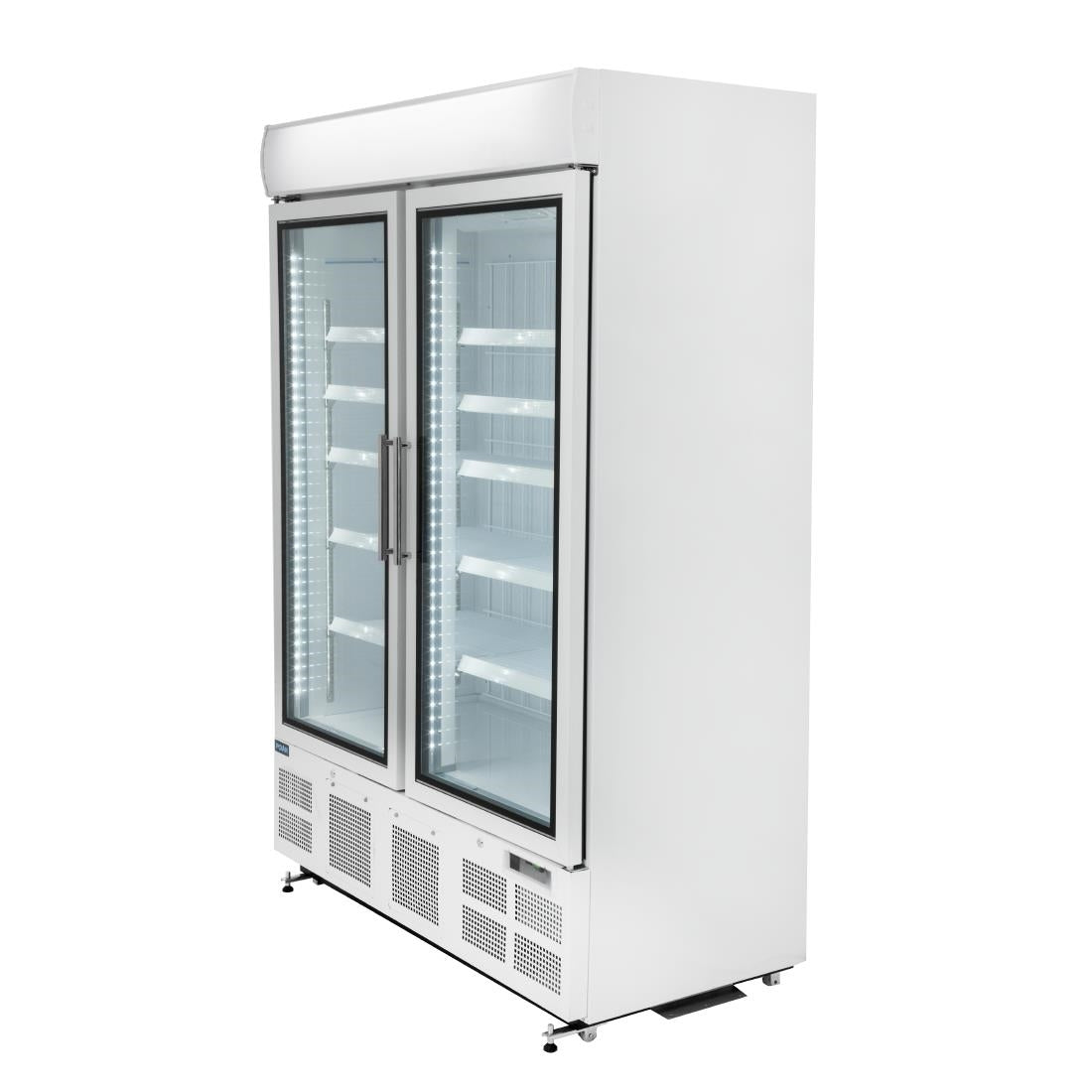 Polar G-Series Upright Display Freezer White - 920Ltr