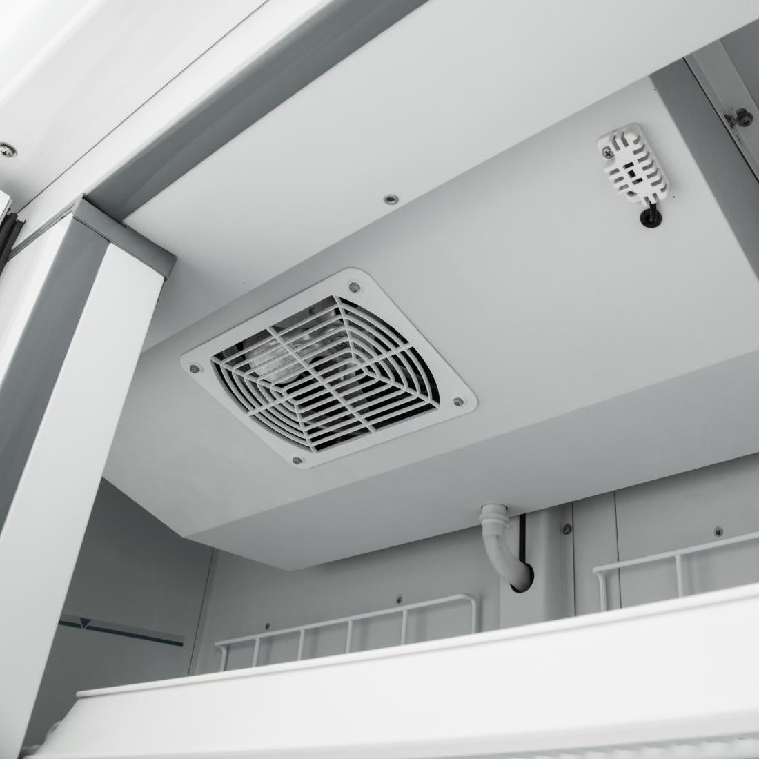 Polar G-Series Upright Display Freezer White - 920Ltr