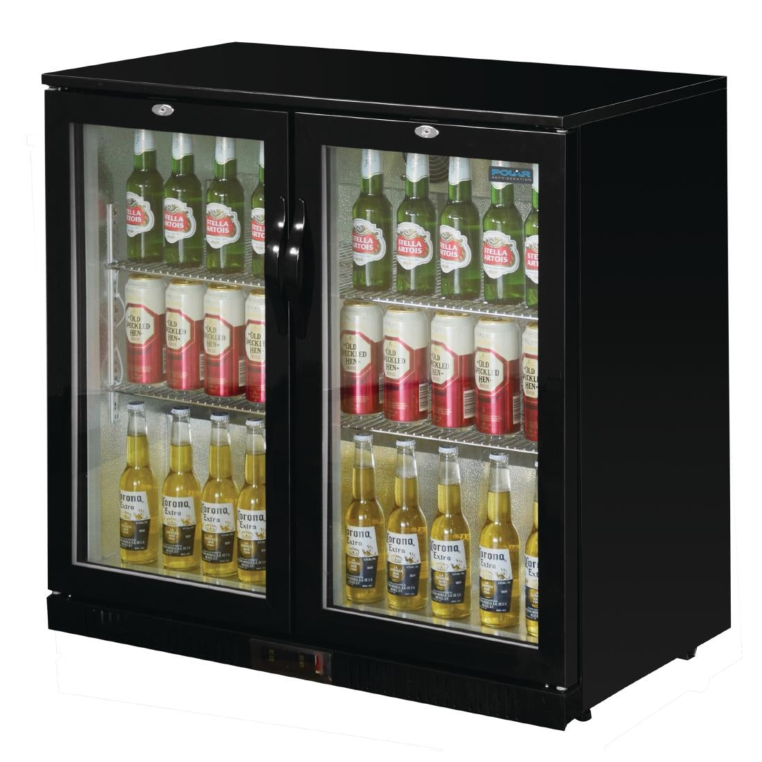 Polar G-Series Back Bar Cooler with 2 Hinged Doors 208Ltr GL002-A