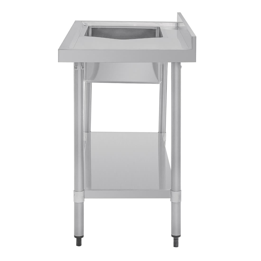 Vogue Single Bowl Sink R/H Drainer - 1200mm (90mm Drain) HC903