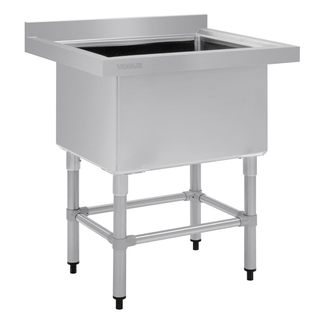 Vogue St/St Deep Pot Sink - 770mm (w) x 600mm (d) (90mm Drain) HC910