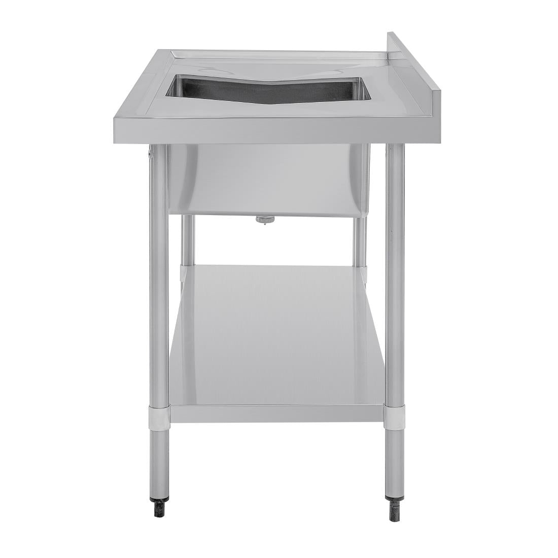 Vogue Single Bowl Sink Double Drainer - 1500mm x 700mm (90mm Drain) HC918