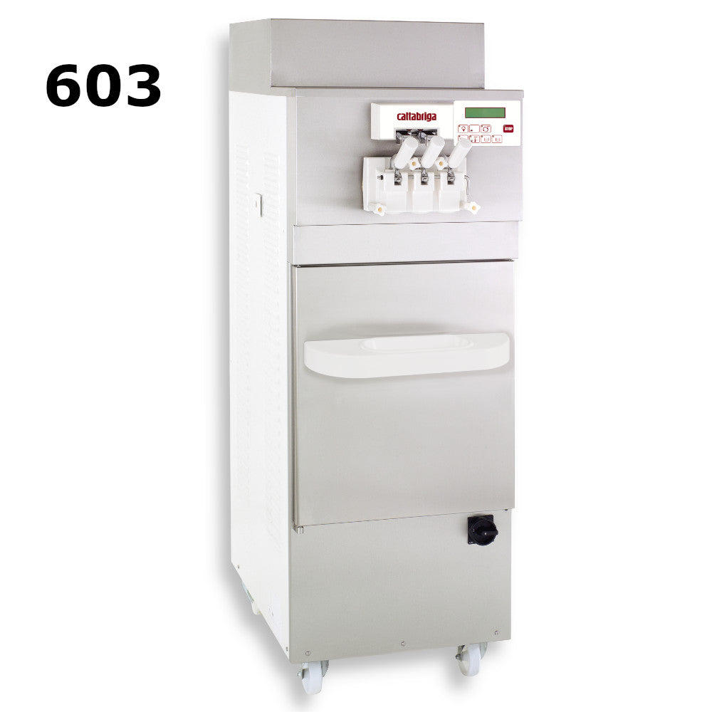 Iceteam 603 Inox Floor-Standing Soft Serve & Frozen Yogurt Machine