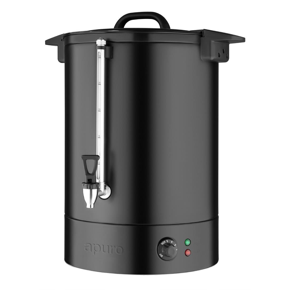 Apuro Water Boiler Matt Black - 30Ltr JA863-A