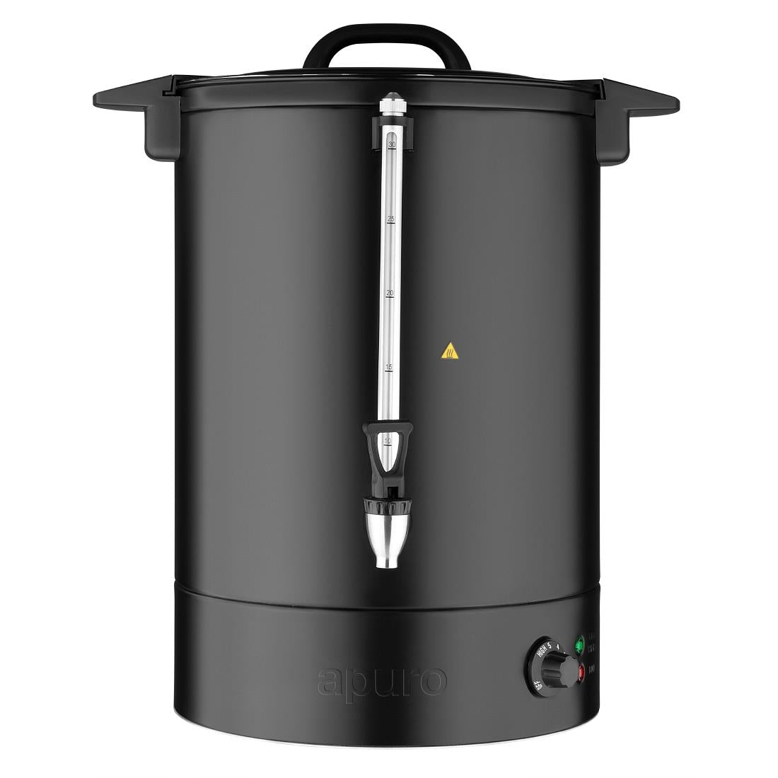 Apuro Water Boiler Matt Black - 30Ltr JA863-A
