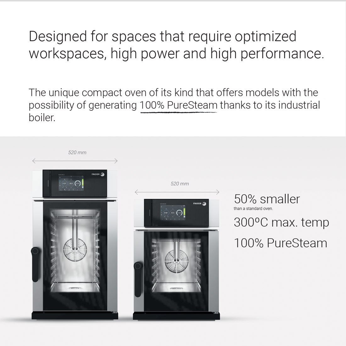 Fagor iKore Kompact Advance Compact Combi Ovens - K-AW-101ESWR