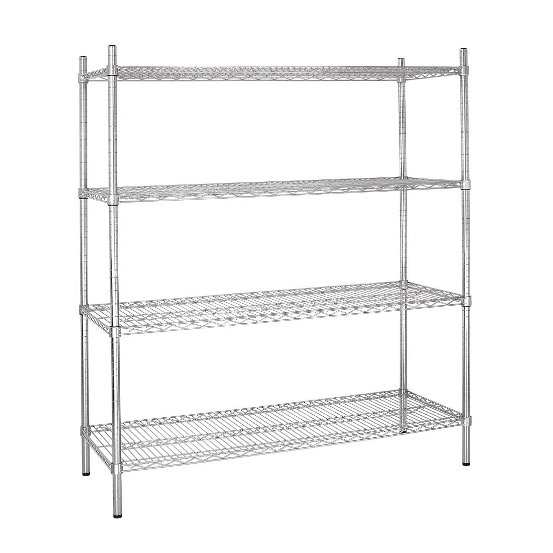 Vogue Flat Pack 4 Shelf Unit - 1830x1830x460mm L939
