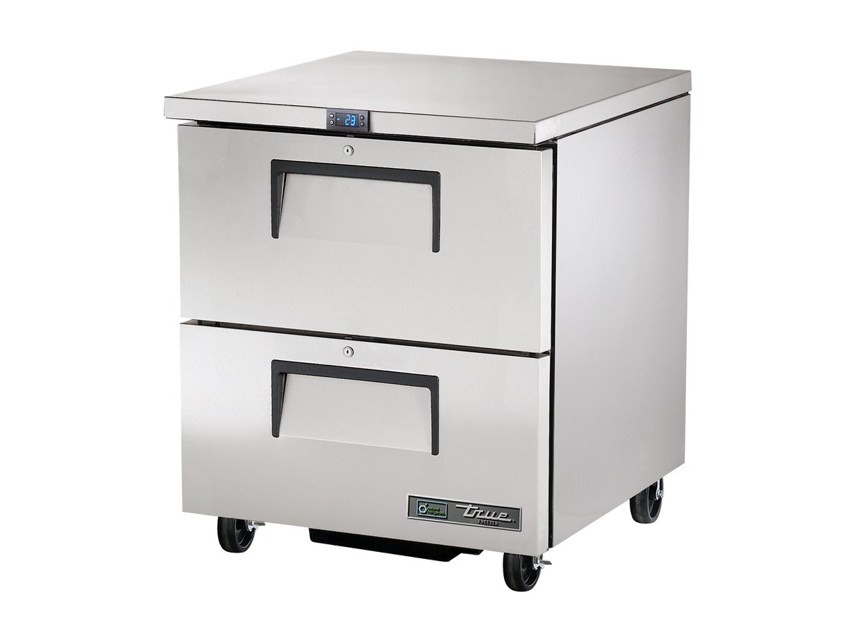 True Refrigeration Undercounter Foodservice Freezer, 2 Drawers-TUC-27F-D-2-HC