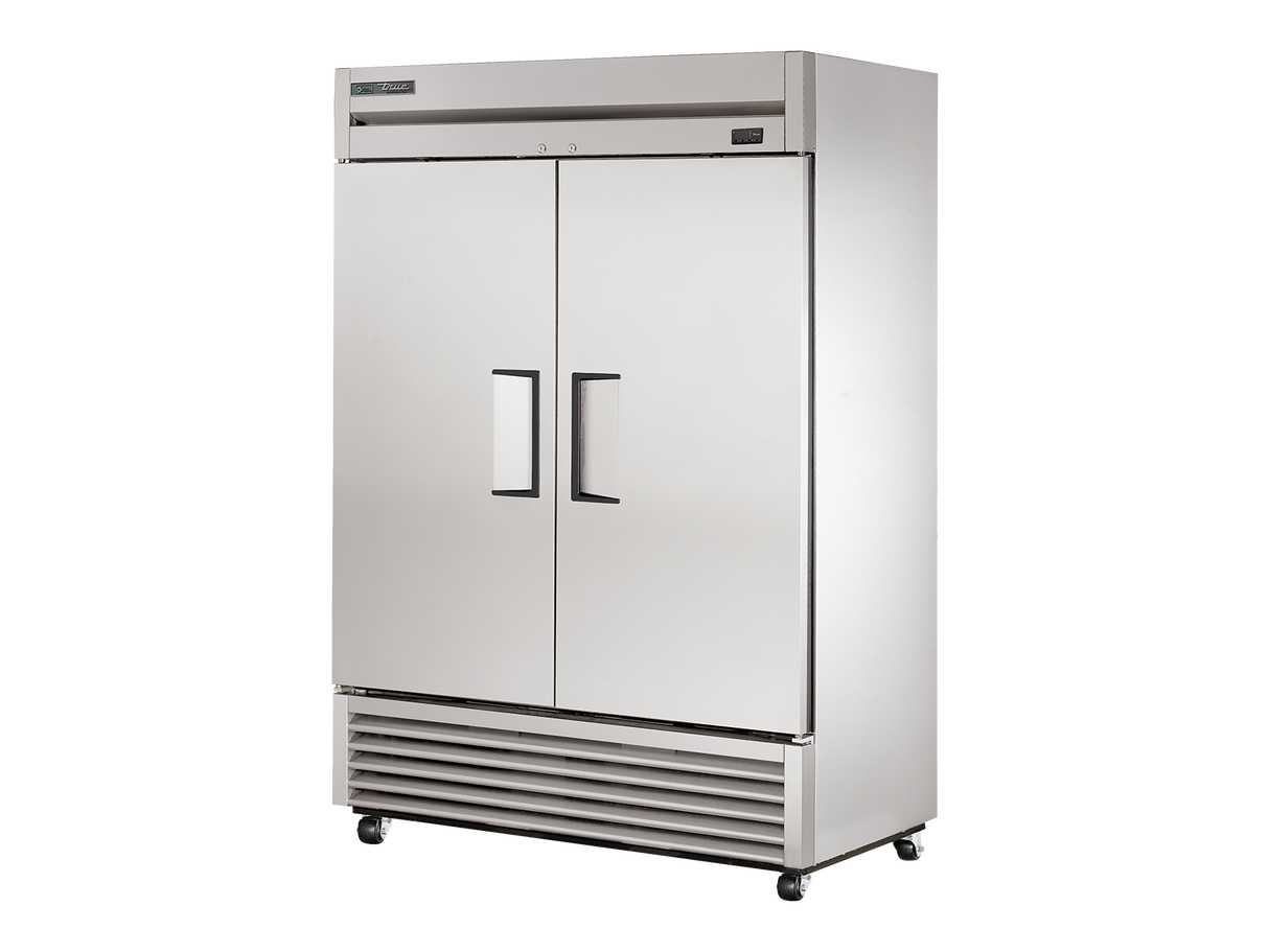 True Refrigeration Upright Foodservice Refrigerator 2 Full Solid Swing Doors - T-49-HC