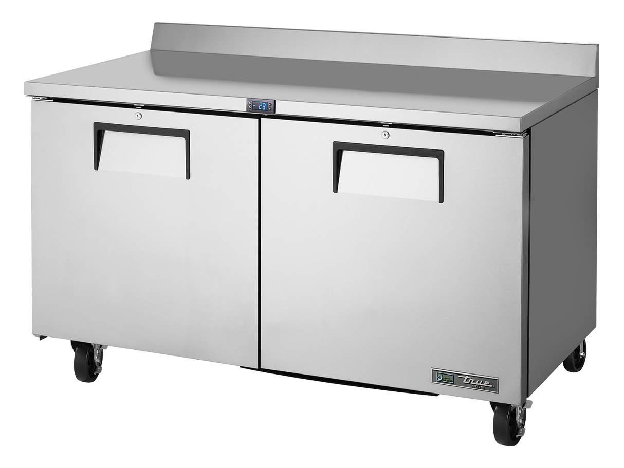 True Refrigeration Worktop Counter Freezer 2 Solid Swing Doors - TWT-60F-HC
