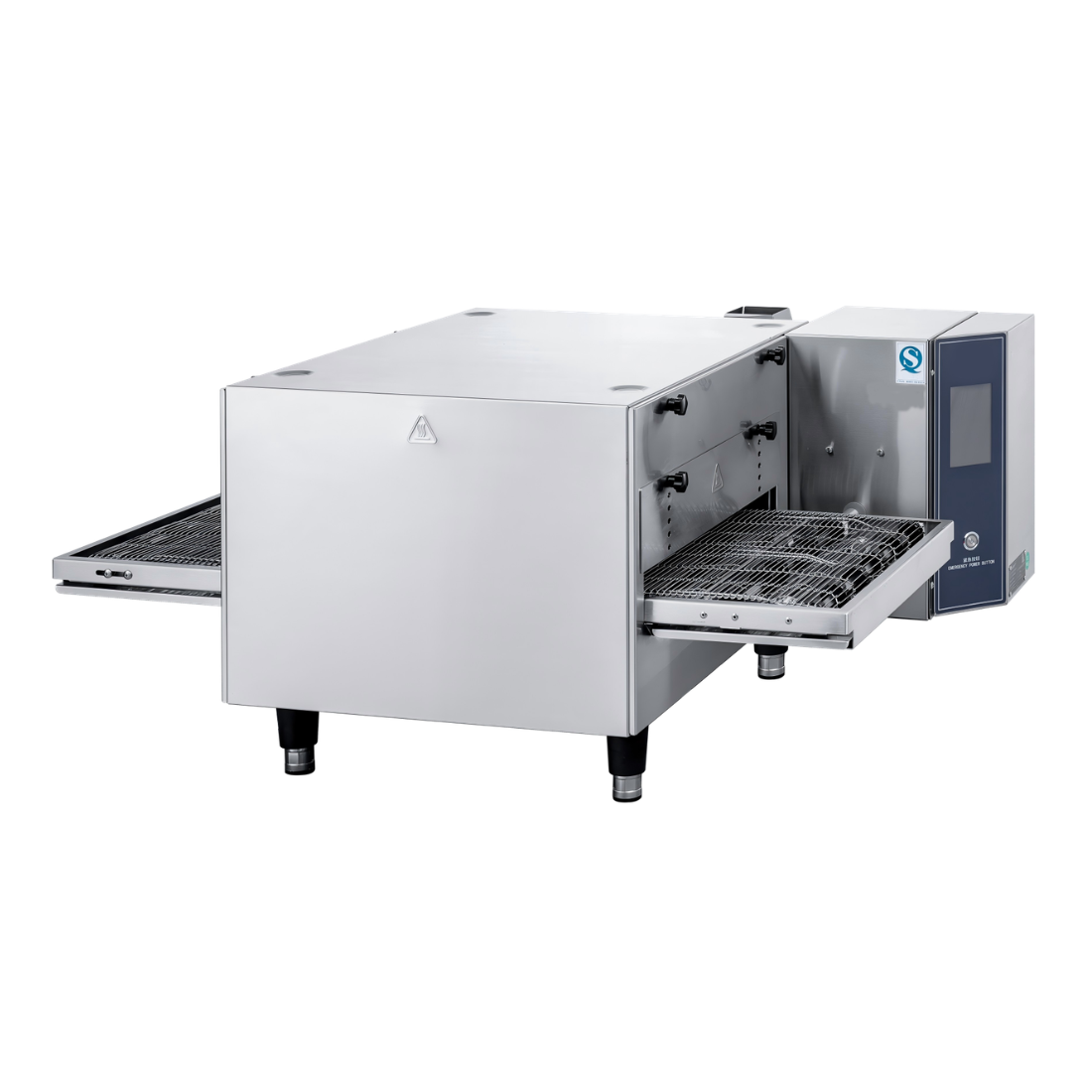 BakerMax 16 Inch Belt Electric Conveyor Pizza Oven with Built-in Catalytic Fume Module NTE-1620-T - Whisk Hospitality - NTE-1620-T
